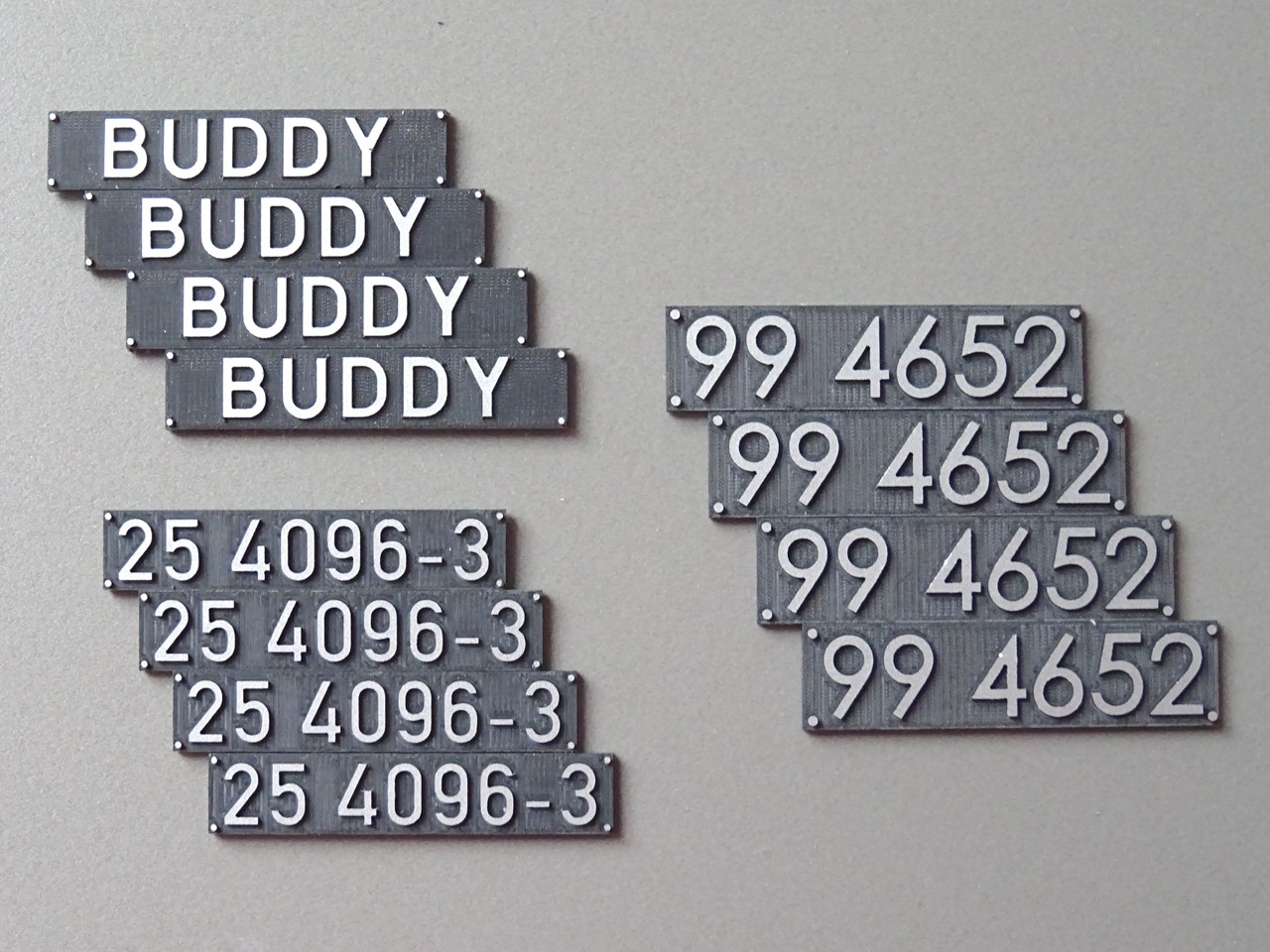 Picture of Loco numbers - set individual (4 plates)